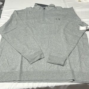 Polo Ralph Lauren Men's Luxury Quarter-Zip Pullover. 58% polyester 42% cotton